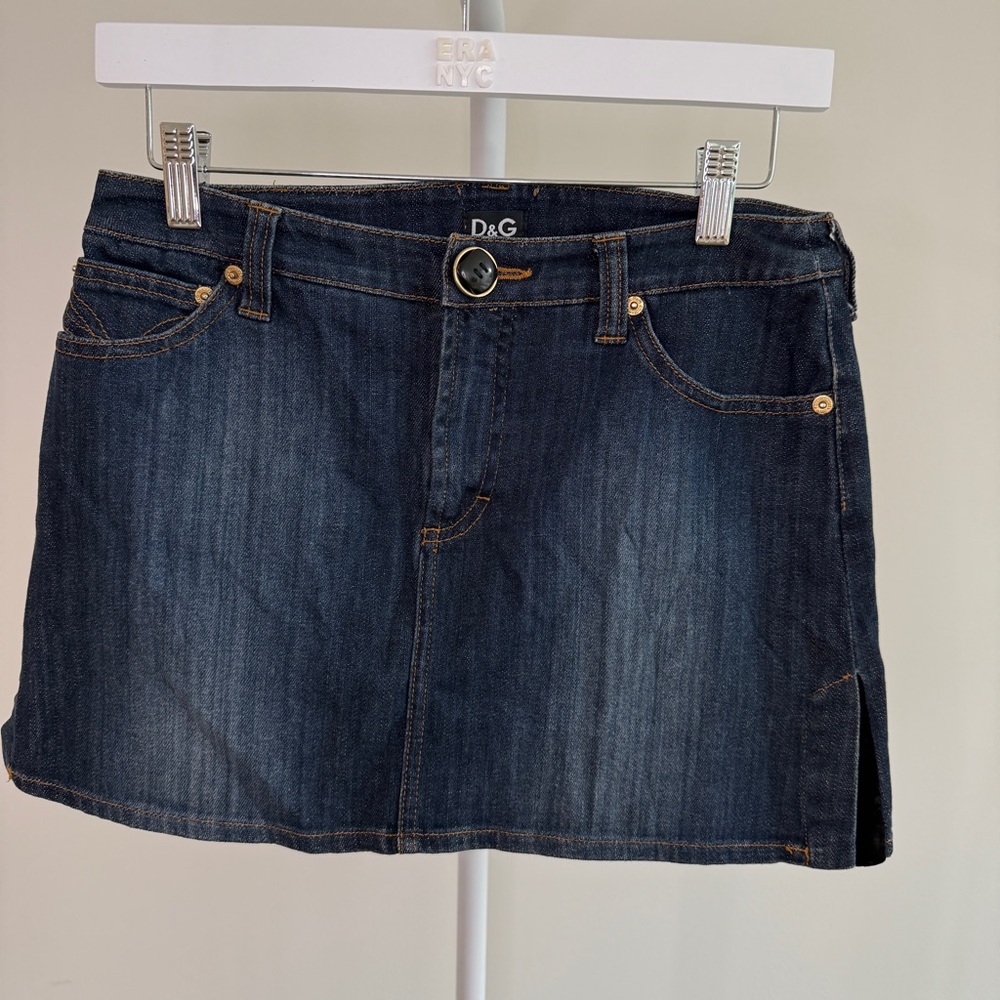 Vintage Dolce & Gabbana mini denim skirt, size IT size 38 (XS/S, US 2-4)